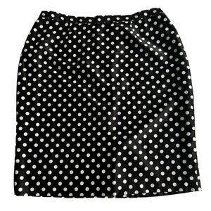 Le Suit Women's Plus Size Polka Dot Skirt, 18W